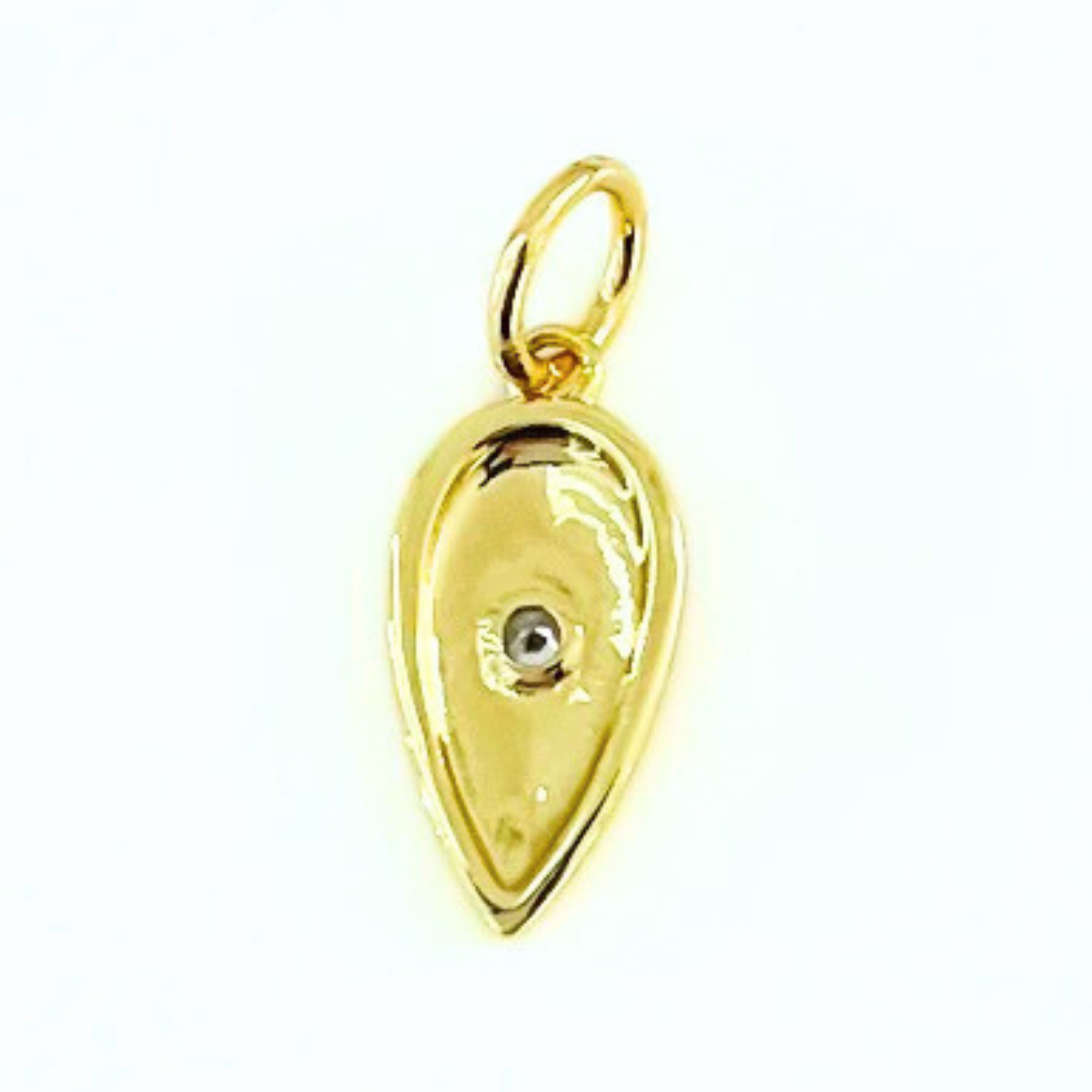 Evil Eye Tear Drop Pendant | Gold Plated Protection Charm Necklace