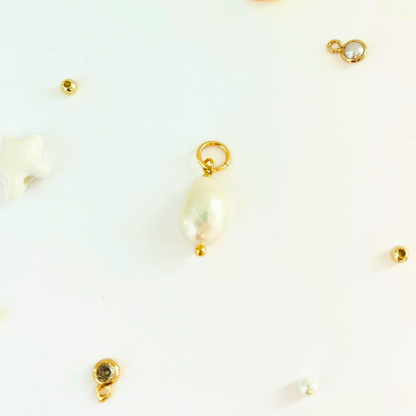 Natural Freshwater Potato Pearl Pendant 10x8mm Pendant