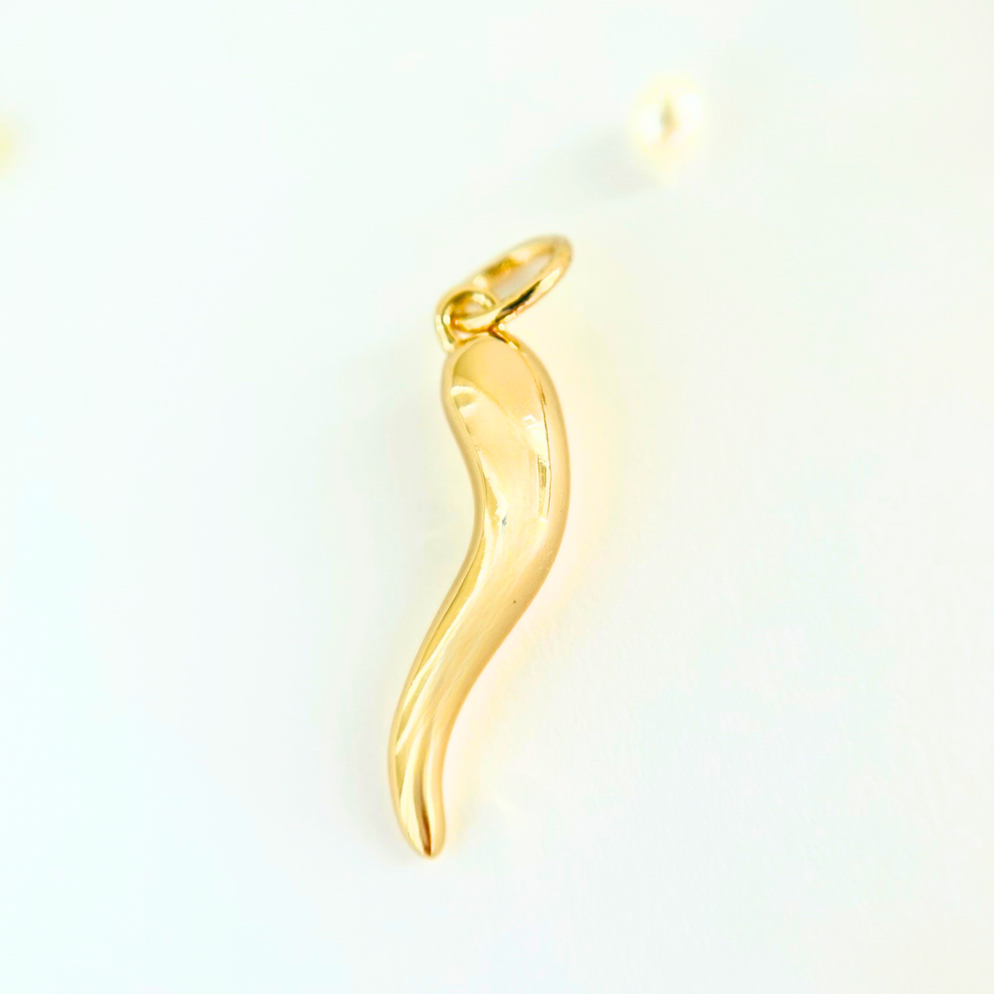 14K Gold Plated Lucky Chilli Pendant | Protection Charm Pendant