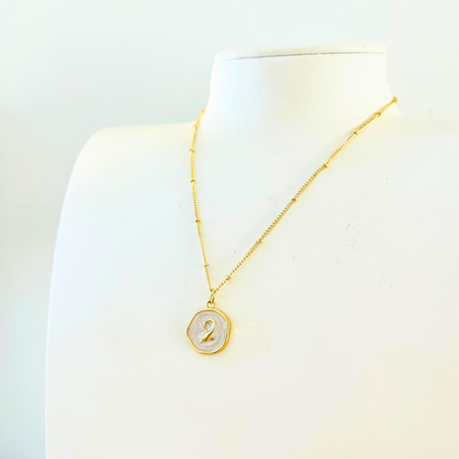 Ocean Charm Dolphin Enamel Pendant Necklace - Gold Plated Layering Jewellery