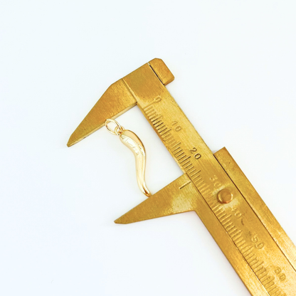 14K Gold Plated Lucky Chilli Pendant | Protection Charm Pendant