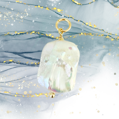 Biwa Freshwater rectangle natural Pearl