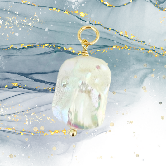 Biwa Freshwater rectangle natural Pearl