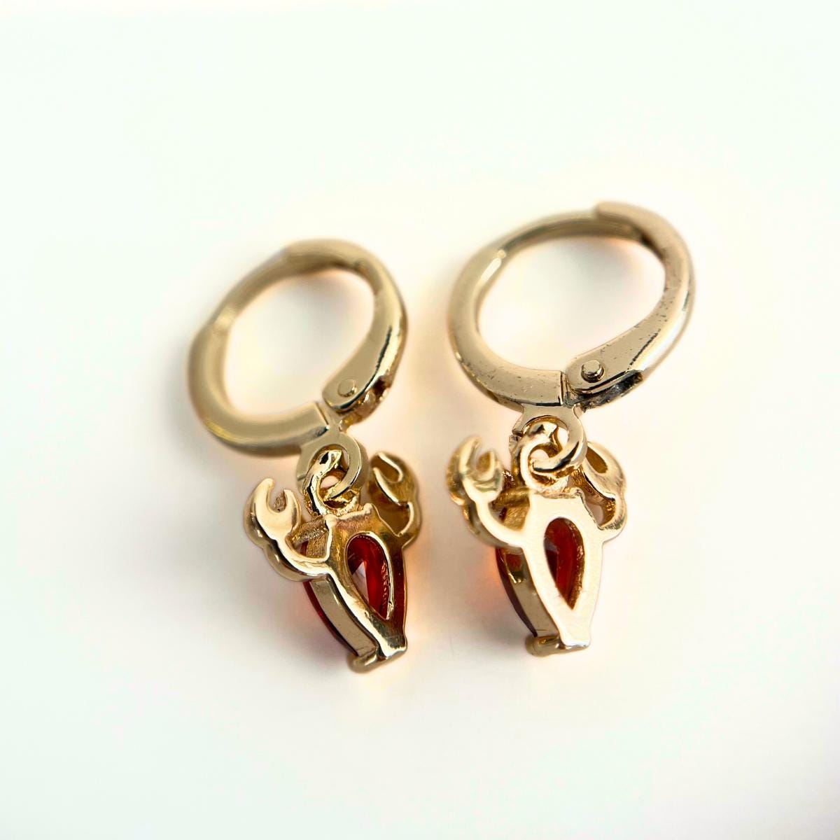 Lobster Earrings Animal Jewellery Sealife Ocean Charm Sea Beach Gold Plated Hoop Earrings Girl Birthday Gift Ocean Lover Jewelry BBF Present