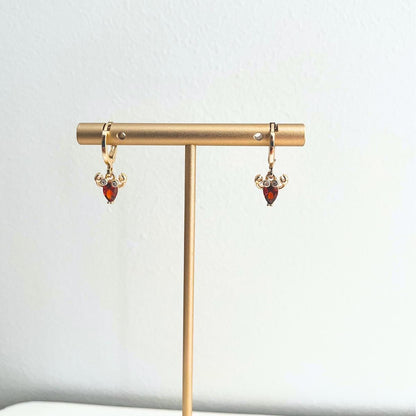 Lobster Earrings Animal Jewellery Sealife Ocean Charm Sea Beach Gold Plated Hoop Earrings Girl Birthday Gift Ocean Lover Jewelry BBF Present