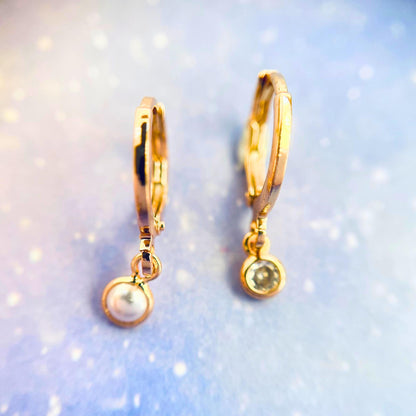Star Earrings Gold Huggies Sun Hoops Planet Charm Galaxy Jewelry Build Your Own Set Dainty Gift for Her Birthday Present Stackable Hoops