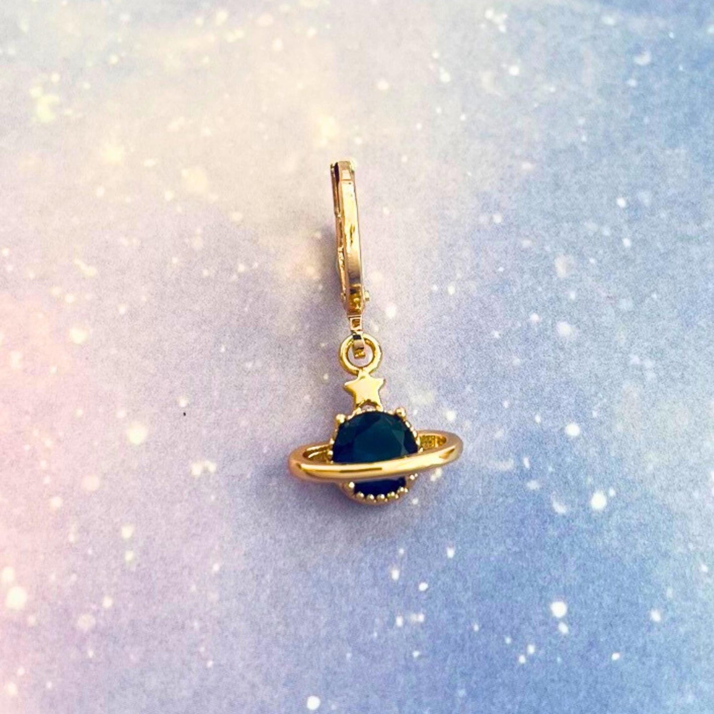 Star Earrings Gold Huggies Sun Hoops Planet Charm Galaxy Jewelry Build Your Own Set Dainty Gift for Her Birthday Present Stackable Hoops